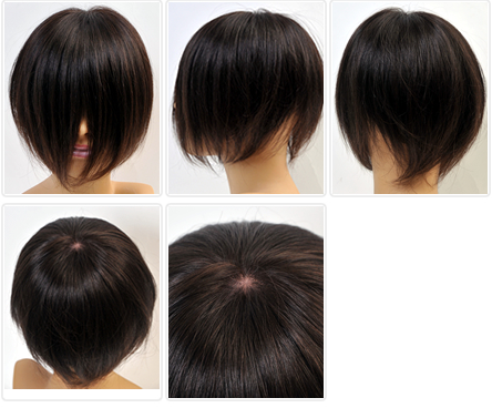 人毛ヘアピースTP100