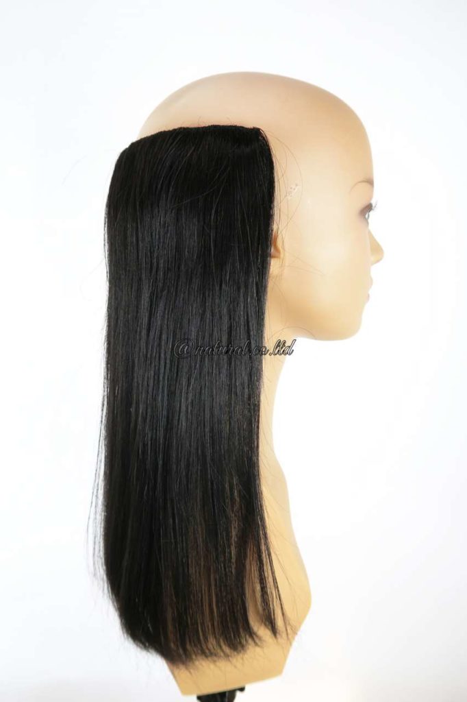 襟足につけるエクステ　ロングヘア