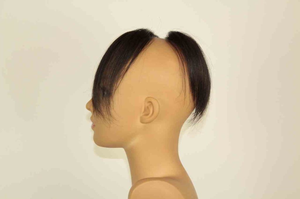 TP1 人毛ヘアピース分け目用